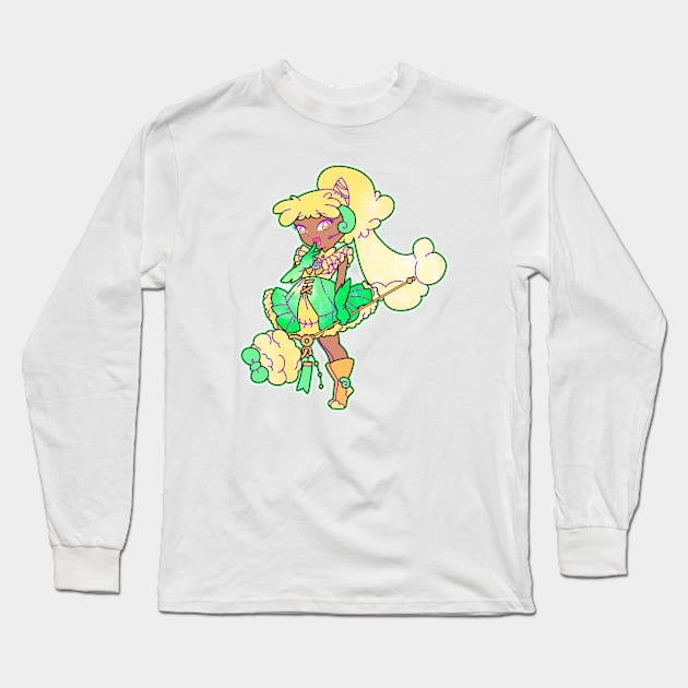 Magical Cheerleader Long Sleeve T-Shirt by MeikosArt